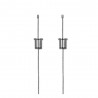 Set de 2 cables de suspensión paneles y perfiles 2m