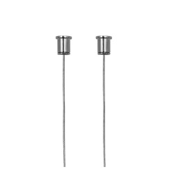 Set de 2 cables de suspensión paneles y perfiles 2m