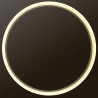Lámpara colgante RING 73W, negro, Ø100cm