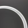 Lámpara colgante RING 73W, negro, Ø100cm