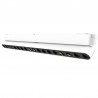 Foco carril SNOW SLIM Magnetic 378mm Basculante, 48V, 18W, 24º, blanco