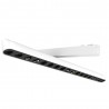 Foco carril SNOW SLIM 378mm Basculante 48V, 18W, 24º, blanco