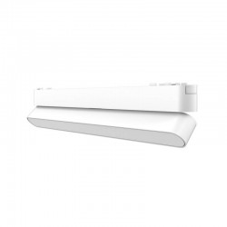 Foco carril SNOW SLIM Magnetic 252mm Basculante, 48V, 12W, 90º, blanco