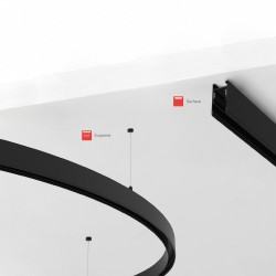 Carril ROUND 48V, Ø1500mm
