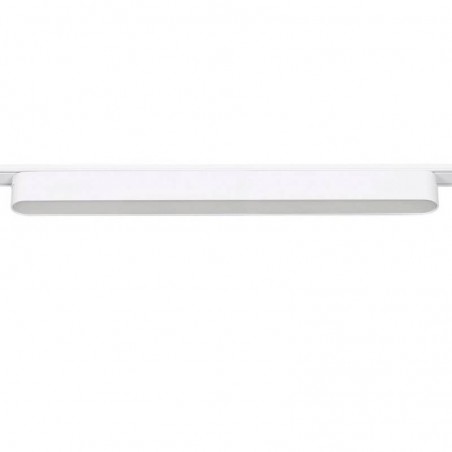 Foco carril SNOW SLIM Magnetic 378mm, 48V, 18W, 90º, blanco