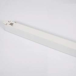 Foco carril SNOW SLIM Magnetic 378mm, 48V, 18W, 90º, blanco