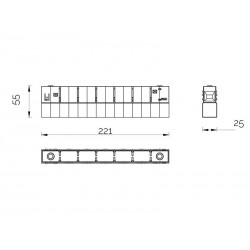 GRILLE FLEX 48V, 10W, 24º, UGR12