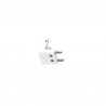 Conector L vertical Carril SLIM Magnetic 48V, blanco