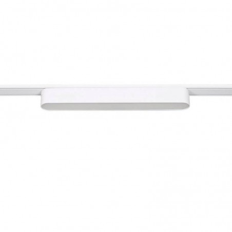Foco carril SNOW SLIM Magnetic 252mm, 48V, 12W, 90º, blanco