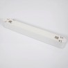 Foco carril SNOW SLIM Magnetic 252mm, 48V, 12W, 90º, blanco