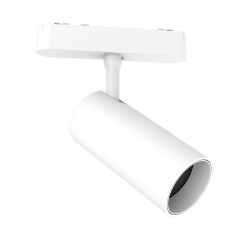 Foco carril SPOT SLIM Magnetic, 48V, 12W, 10-55º ajustable, blanco