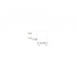 Conector L Carril SLIM Magnetic 48V, blanco