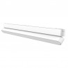 Foco carril SNOW SLIM 378mm Basculante 48V, 18W, 90º, blanco
