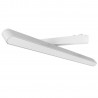 Foco carril SNOW SLIM 378mm Basculante 48V, 18W, 90º, blanco
