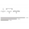 Carril SLIM Magnetic 48V, 2m, blanco