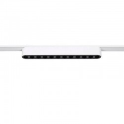 Foco carril SNOW SLIM Magnetic 252mm, 48V, 12W, 24º, UGR16, blanco