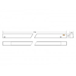 TUBE Pendant FLEX 48V, 15W, 360º, 1m
