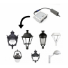 Farola Villa LED Acero 40W, Chipled  Lumileds