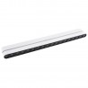 Foco carril SNOW SLIM 378mm Basculante 48V, 18W, 24º, blanco