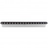 Foco carril SNOW SLIM Magnetic 378mm Basculante, 48V, 18W, 24º, blanco
