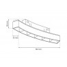 TUBE Pendant FLEX 48V, 15W, 360º, 1m