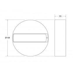 MAGNETIC TRACK ROUND Conector I interno