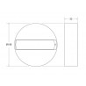 MAGNETIC TRACK ROUND Conector I interno