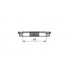MAGNETIC TRACK ROUND Conector I interno