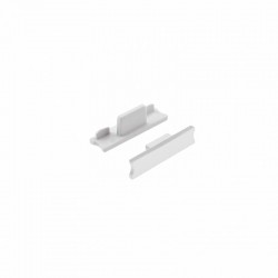 Set 2 Tapas Carril SLIM, blanco