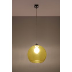 Lámpara colgante BALL amarillo, E27