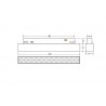 MAGNETIC TRACK ROUND Conector I interno
