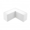 Conector angular METRO, ampliable, 9W, 90º, 3CCT, blanco