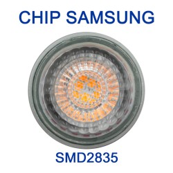 Bombilla LED GU10, 6W, 145Lm/W,38º, Samsung