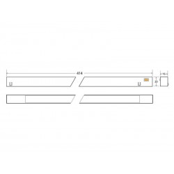 TUBE Pendant FLEX 48V, 15W, 360º, 1m