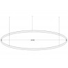 Luminaria colgante RING 115W, Ø1800mm
