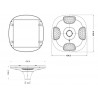 Farola LED Solar URBAN UFO LAND, 100W