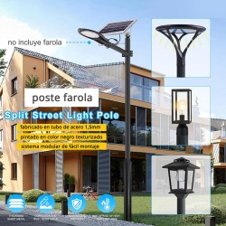 Poste farola acero galvanizado modular 5m