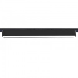 Foco carril SNOW SLIM 378mm 48V, 18W, 90º, negro