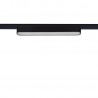 Foco carril SNOW SLIM 378mm 48V, 18W, 90º, negro