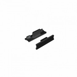 Set 2 Tapas Carril SLIM, negro