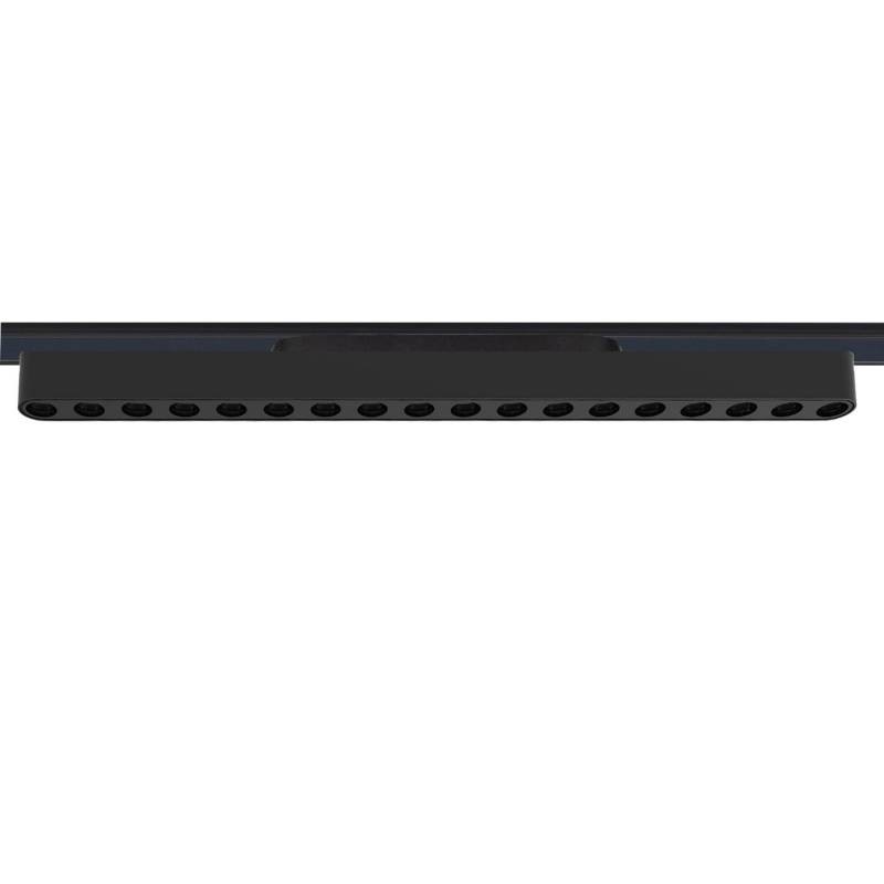 Foco carril SNOW SLIM 378mm 48V, 18W, 24º, UGR16, negro