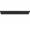 Foco carril SNOW SLIM 378mm 48V, 18W, 24º, UGR16, negro
