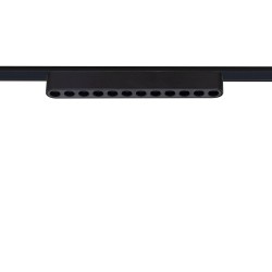 Foco carril SNOW SLIM 378mm 48V, 18W, 24º, UGR16, negro