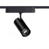 Foco carril SPOT SLIM 48V, 12W, 10-55º ajustable, negro
