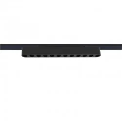 Foco carril SNOW SLIM 252mm 48V, 12W, 24º, UGR16, negro