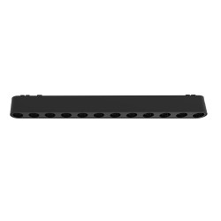 Foco carril SNOW SLIM 252mm 48V, 12W, 24º, UGR16, negro