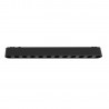 Foco carril SNOW SLIM 252mm 48V, 12W, 24º, UGR16, negro