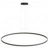Luminaria colgante RING 95W, Ø1500mm, negro