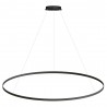 Luminaria colgante RING 95W, Ø1500mm, negro