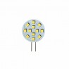 Bombilla LED G4 bi-pin circular plana 12V AC/DC - 2,2W